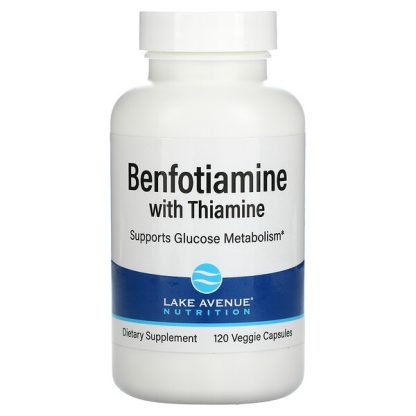 Lake Avenue Nutrition, Benfotiamine with Thiamine, 250 mg, 120 Veggie Capsules