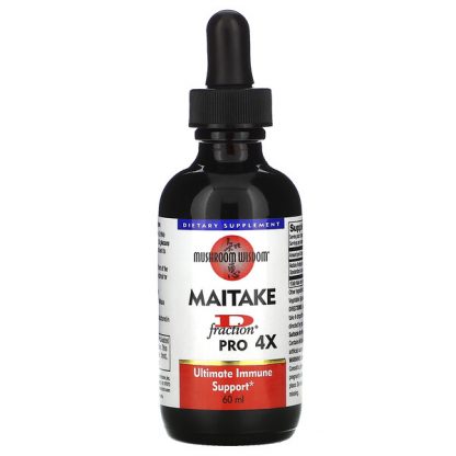 Mushroom Wisdom, Maitake D-Fraction, Pro 4X, 60 ml