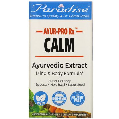 Paradise Herbs, AYUR-Pro Rx, Calm, 60 Vegetarian Capsules