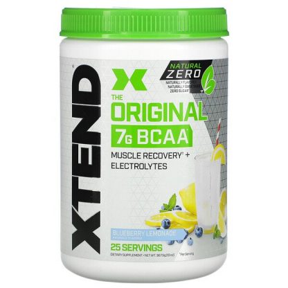 Xtend, The Original 7G BCAA, Natural Zero, Blueberry Lemonade, 13 oz (367.5 g)