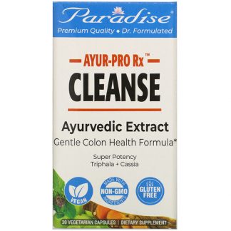 Paradise Herbs, AYRU-Pro Rx, Cleanse, 60 Vegetarian Capsules