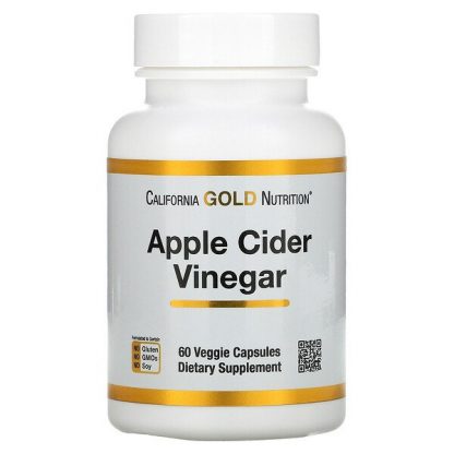 California Gold Nutrition, Apple Cider Vinegar, 60 Veggie Capsules