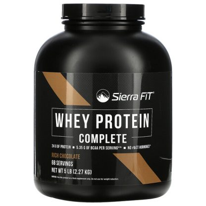 Sierra Fit, Whey Protein Complete, Rich Chocolate, 5 lb (2.27 kg)