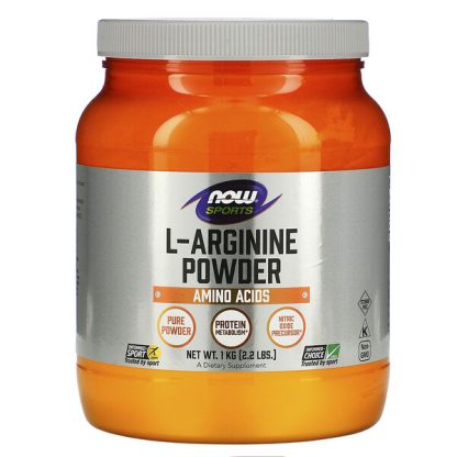 NOW Foods, Sports, L-Arginine Powder, 2.2 lbs (1 kg)