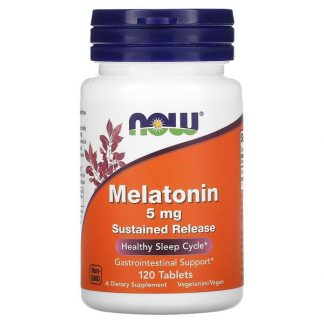 NOW Foods, Melatonin, 5 mg, 120 Tablets