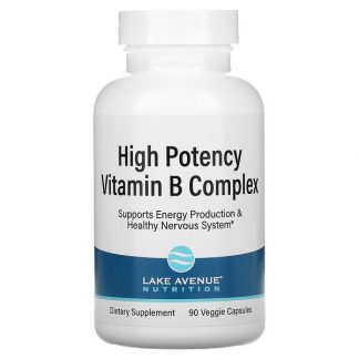 Lake Avenue Nutrition, High Potency Vitamin B Complex, 90 Veggie Capsules