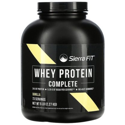 Sierra Fit, Whey Protein Complete, Vanilla, 5 lb (2.27 kg)