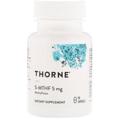 Thorne Research, 5-MTHF, 5 mg, 60 Capsules