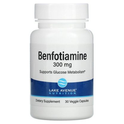 Lake Avenue Nutrition, Benfotiamine, 300 mg, 30 Veggie Capsules