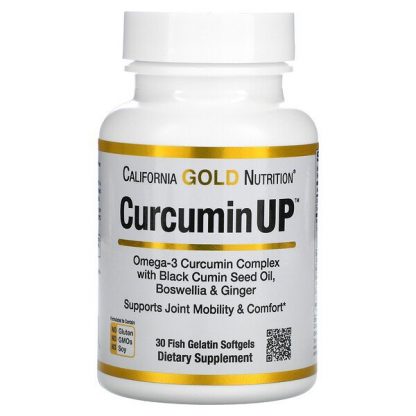 California Gold Nutrition, CurcuminUP, 30 Fish Gelatin Softgels