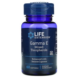 Life Extension, Gamma E Mixed Tocopherols, 60 Softgels