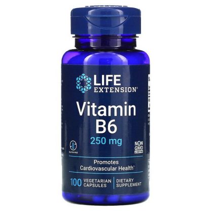 Life Extension, Vitamin B6, 250 mg, 100 Vegetarian Capsules