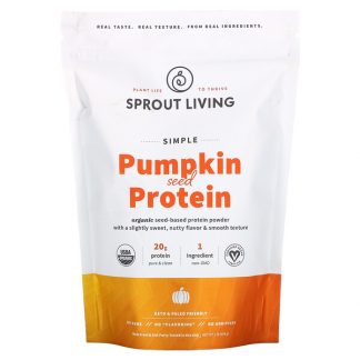 Sprout Living, Simple Pumpkin Seed Protein, 1 lb (454 g)