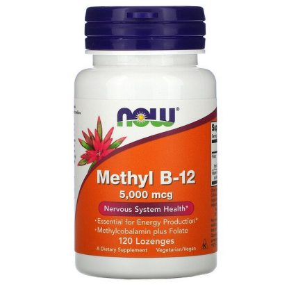 NOW Foods, Methyl B-12, 5000 mcg, 120 Lozenges