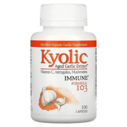 Kyolic, Aged Garlic Extract, Immune, Formula 103, 100 Capsules