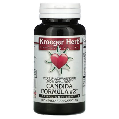 Kroeger Herb Co, Candida Formula #2, 100 Vegetarian Capsules