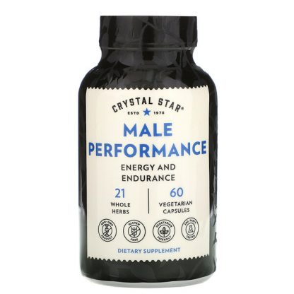 Crystal Star, Male Performance, 60 Vegetarian Capsules