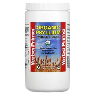 Yerba Prima, Organic Psyllium Whole Husks, 12 oz (340 g)