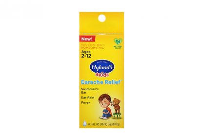 Hyland's, 4 Kids, Earache Relief Liquid Drops, Ages 2-12, 0.33 fl oz (10 ml)