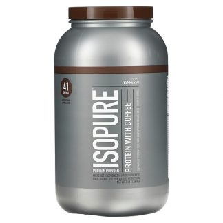 Isopure, Protein Powder with Coffee, Espresso, 3 lb (1.36 kg)