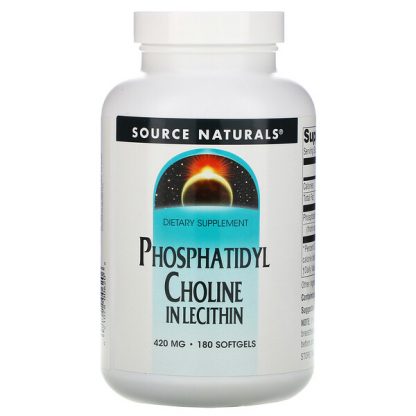 Source Naturals, Phosphatidyl Choline, In Lecithin, 420 mg, 180 Softgels