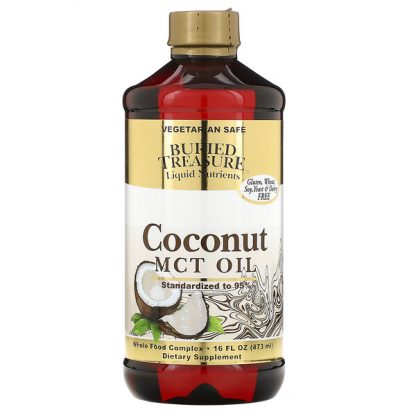 Buried Treasure, Liquid Nutrients, Coconut Oil, 16 fl oz (473 ml)