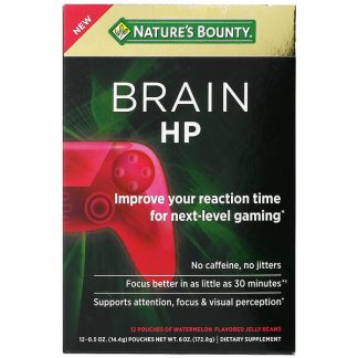 Nature's Bounty, Brain HP, Watermelon , 12 Pouches, 0.5 oz (14.4 g) Each