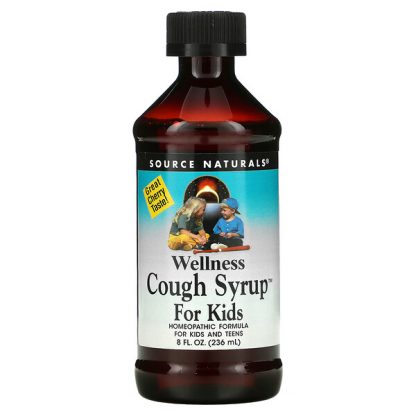 Source Naturals, Wellness Cough Syrup For Kids, Cherry, 8 fl oz (236 ml)