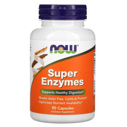 NOW Foods, Super Enzymes, 90 Capsules