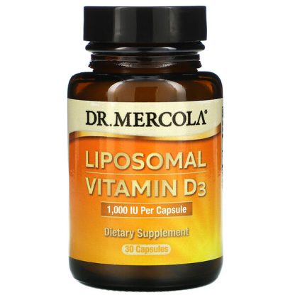 Dr. Mercola, Liposomal Vitamin D3, 1,000 IU, 30 Capsules