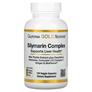 California Gold Nutrition, Silymarin Complex, 120 Veggie Capsules