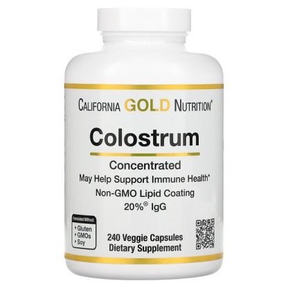 California Gold Nutrition, Colostrum, 240 Veggie Capsules