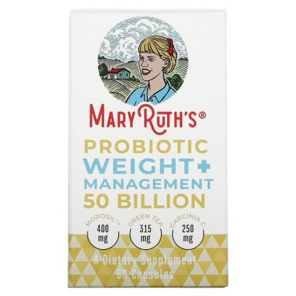 MaryRuth Organics, Probiotic Weight+ Management, 50 Billion, 60 Capsules