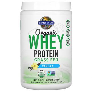 Garden of Life, Organic Whey Protein Grass Fed, Vanilla, 13.33 oz (378 g)