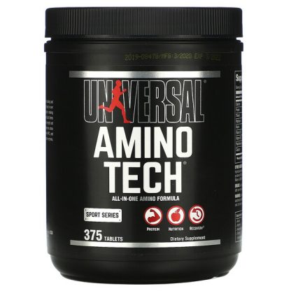 Universal Nutrition, Amino Tech, All-In-One Amino Formula, 375 Tablets