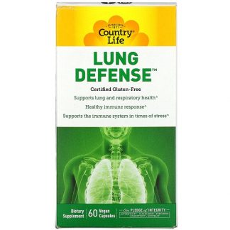 Country Life, Lung Defense, 60 Vegan Capsules