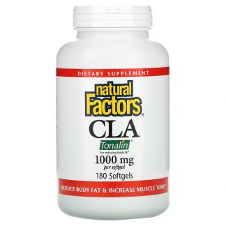 Natural Factors, CLA, Conjugated Linoleic Acid Blend, 1,000 mg, 180 Softgels