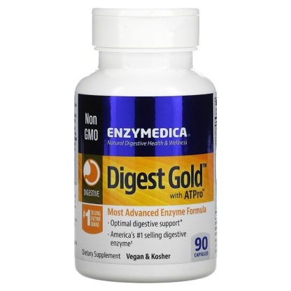 Enzymedica, Digest Gold with ATPro, 90 Capsules