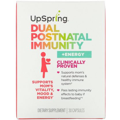 UpSpring, Dual Postnatal Immunity + Energy, 30 Capsules