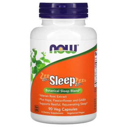 NOW Foods, Sleep, Botanical Sleep Blend, 90 Veg Capsules