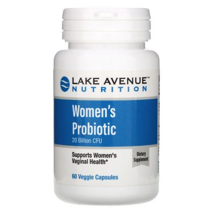 Lake Avenue Nutrition, Women's Probiotics, 20 Billion CFU, 60 Veggie Capsules