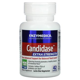 Enzymedica, Candidase, Extra Strength, 42 Capsules