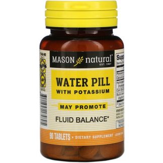 Mason Natural, Water Pill with Potassium, 90 Tablets