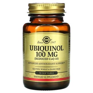 Solgar, Ubiquinol (Reduced CoQ10), 100 mg, 50 Softgels