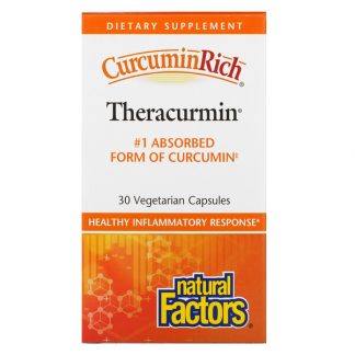 Natural Factors, CurcuminRich, Theracurmin, 30 Vegetarian Capsules