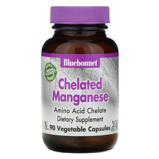 Bluebonnet Nutrition, Chelated Manganese, 90 Vcaps