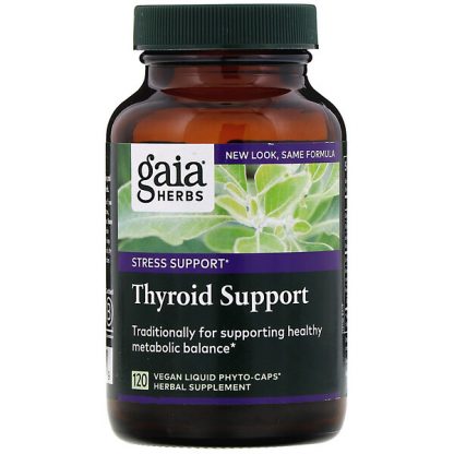 Gaia Herbs, Thyroid Support, 120 Vegan Liquid Phyto-Caps