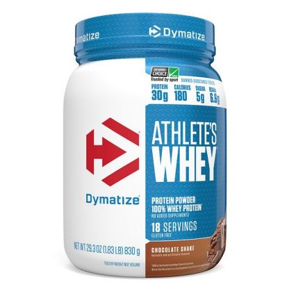 Dymatize Nutrition, Athlete’s Whey, Chocolate Shake, 1.83 lb (828 g)