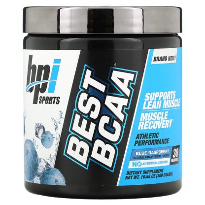 BPI Sports, Best BCAA, Blue Raspberry, 10.58 oz (300 g)