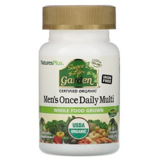 NaturesPlus, Source of Life Garden, Men's Once Daily Multi, 30 Vegan Tablets